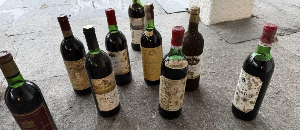 Bought a house with leftover wines