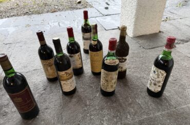 Bought a house with leftover wines