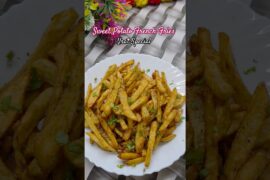 Crispy Sweet Potato French Fries ! शकरकंद फ्रेंच फ्राइज ! Navratri Special #shorts #food #recipe