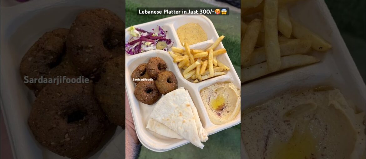 Lebanese Platter in Just 300/-🥵 #food #food #platter #friesrecipe #recipe #shortsvideo #foodshorts