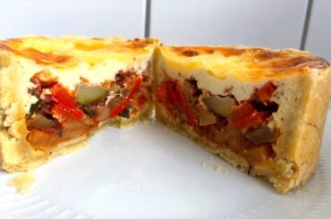 Delicious Ratatouille Quiche Made in Paris, France 🇫🇷 – Recipe # 204