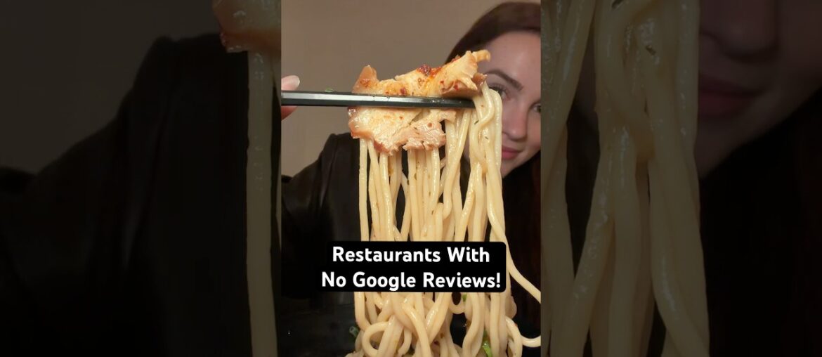 Only eating at restaurants with no google reviews! #foodie #halalfood #chinesefood #eating #nycfood