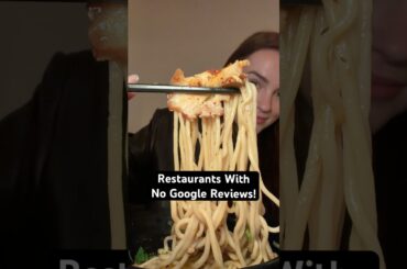 Only eating at restaurants with no google reviews! #foodie #halalfood #chinesefood #eating #nycfood