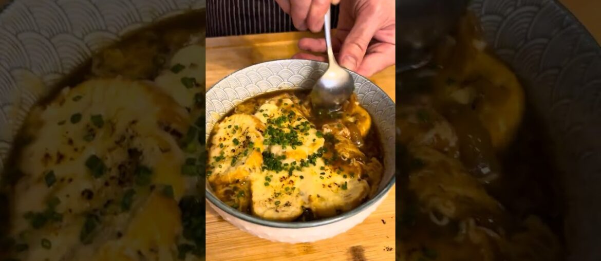 Classic French Onion Soup  #shorts  #food