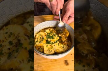 Classic French Onion Soup  #shorts  #food