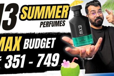 🔥TOP 13 UNDER RS.749 FRESH CLONES🔥THAT SMELLS EXPENSIVE IN SUMMERS🔥COLLEGE/SCHOOL/OFFICE #fragrantix
