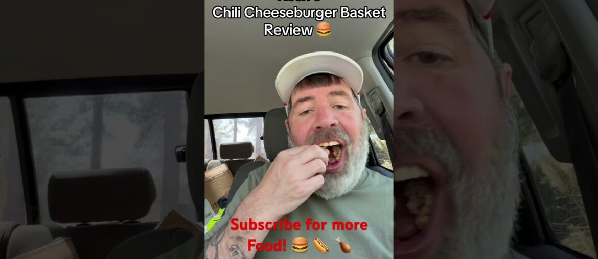 Rush’s Cheeseburger Basket Review French Fries Potato Salad Sweet Tea #shorts