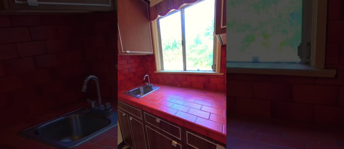 Interesting kitchen at the 1930s French Normandy estate in Beverly Hills. Gives fixer wibrator.