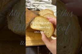 Fresh Milled Flour French Bread | My First Loaf Failed But This One Worked #christianhomemaker