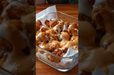 Chicken Loaded Fries Recipe 🥰 #shorts #trending #viralvideo