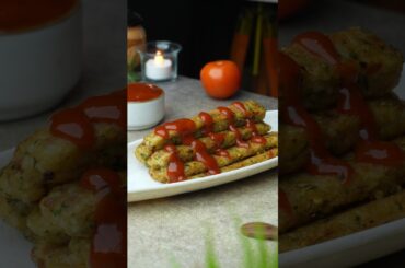 Crispy Leftover Rice Fries | Easy Evening Snack Recipe 😋 #shorts