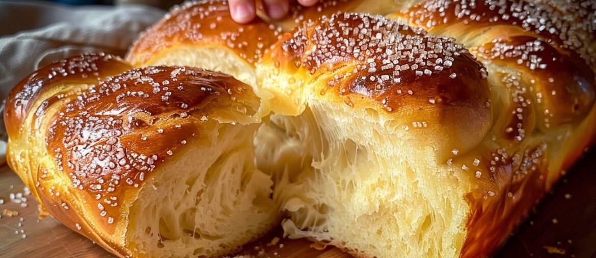 No-Knead French Brioche That Rises Like a Balloon! Soft & Layered