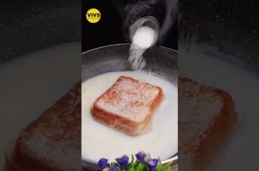Testing Viral Milk Bread Toast Recipe 😱🤯 #asmr #shorts #vivscooking