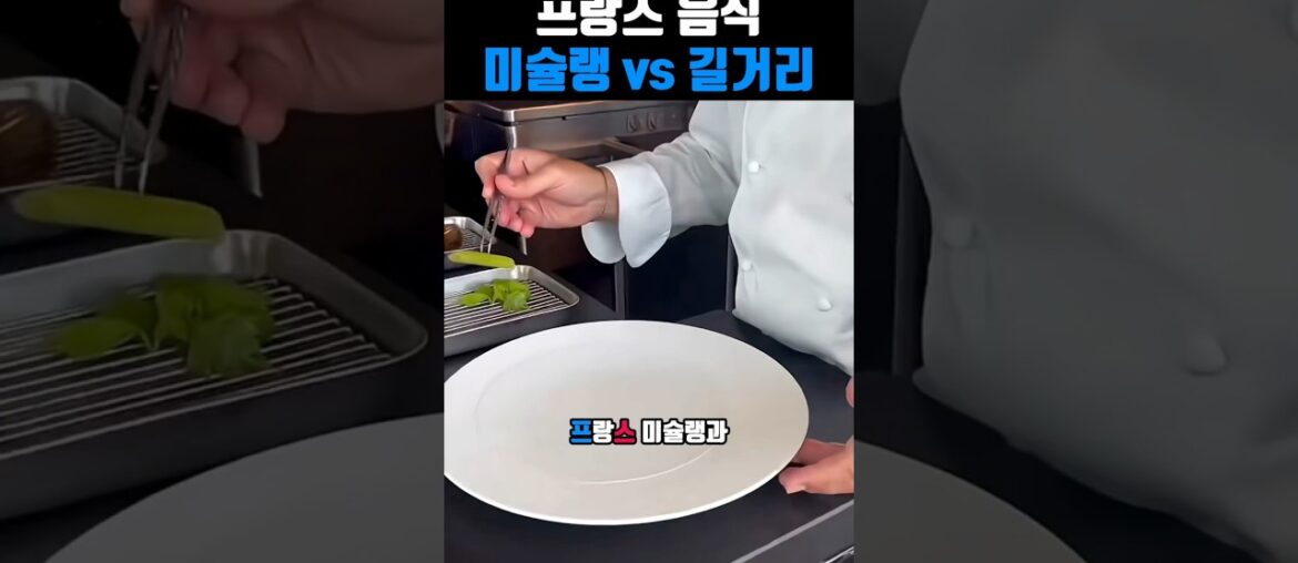 프랑스 음식미슐랭 vs 길거리 #요리 #길거리음식