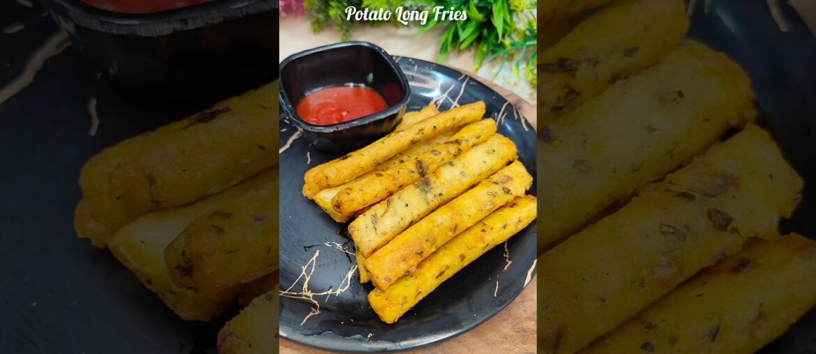 Potato Long Fries 🍟 Crispy & crunchy 🤤 #shorts
