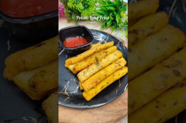 Potato Long Fries 🍟 Crispy & crunchy 🤤 #shorts