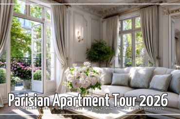Parisian Apartment Tour 2026 🇫🇷 | Effortless French Charm Meets Ralph Lauren Luxury Interior Design