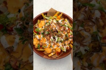 The Best Chicken Burger Bowl Loaded Fries