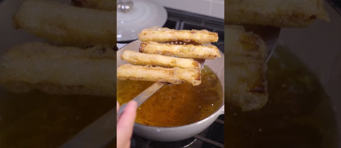 how to turn an eggplant into a spicy sweet french fry