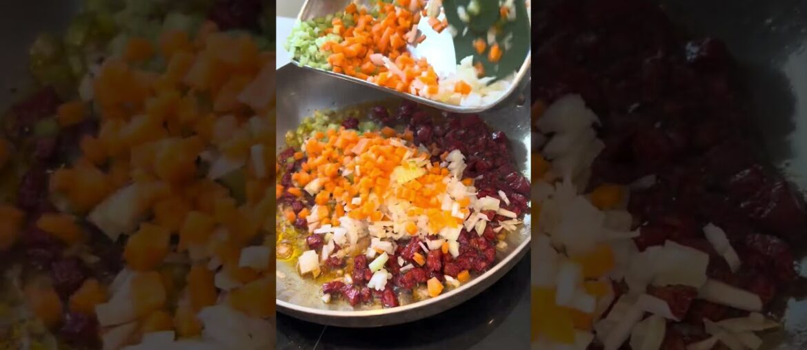 Mussels, chorizo and white wine. The French will hate me