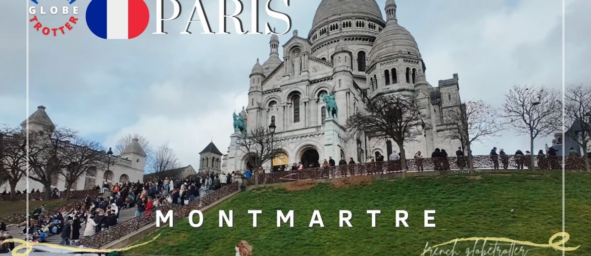 PARIS SPRING Montmartre Walk Tour 4K 🇫🇷 Sacré-Cœur ➜ Square Louise Michel