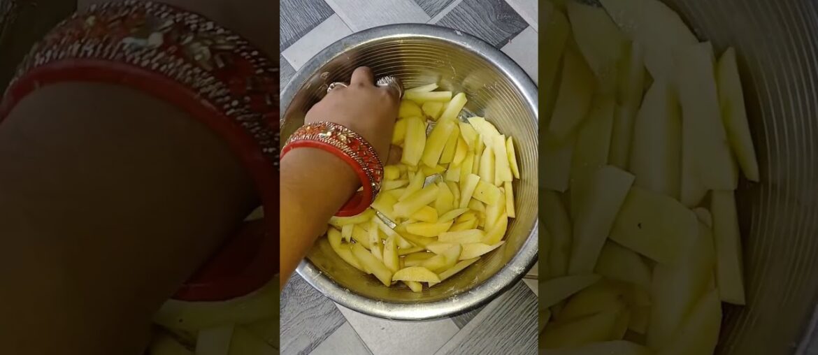 French fries recipe 🍟🤤#trending #cookingrecipe #ytshorts #indianfood #youtubeshorts