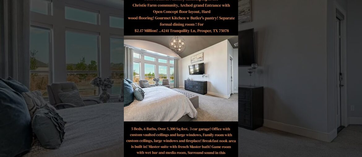 Elegant French Inspired Custom all on 1 story beauty on 1 acre with Backyard Resort in private area