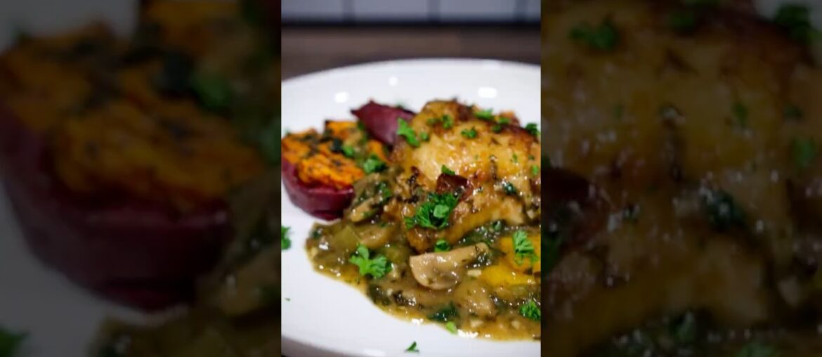 Coq Au Vin Says Wine… I Say Bourbon 🥃🔥