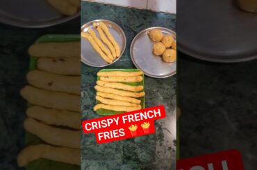 Crispy french fries 🍟🍟 #shreya's recipe 🫕🍱