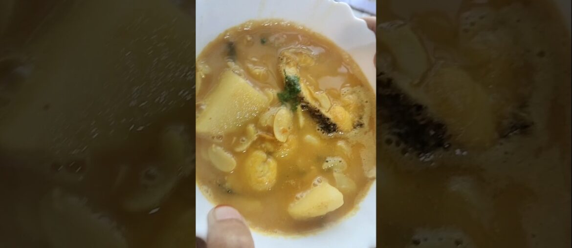 FISH CURRY RECIPE || FRENCH BEANS  TOMATO POTATO || #viral #trendingshorts #feed #fish #recipe #cook