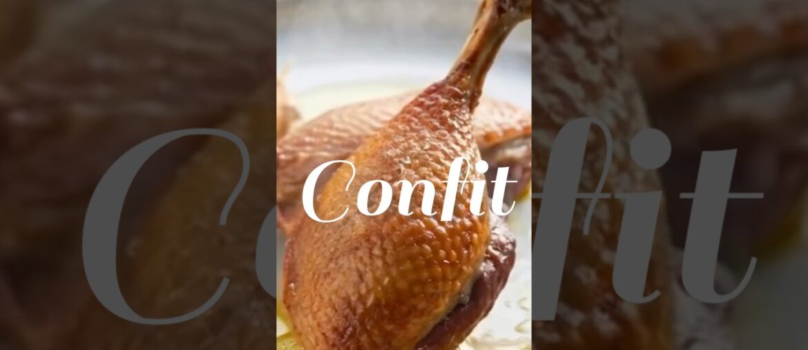 What is confit | confit kya hai | French cooking #confit #recipe #shorts