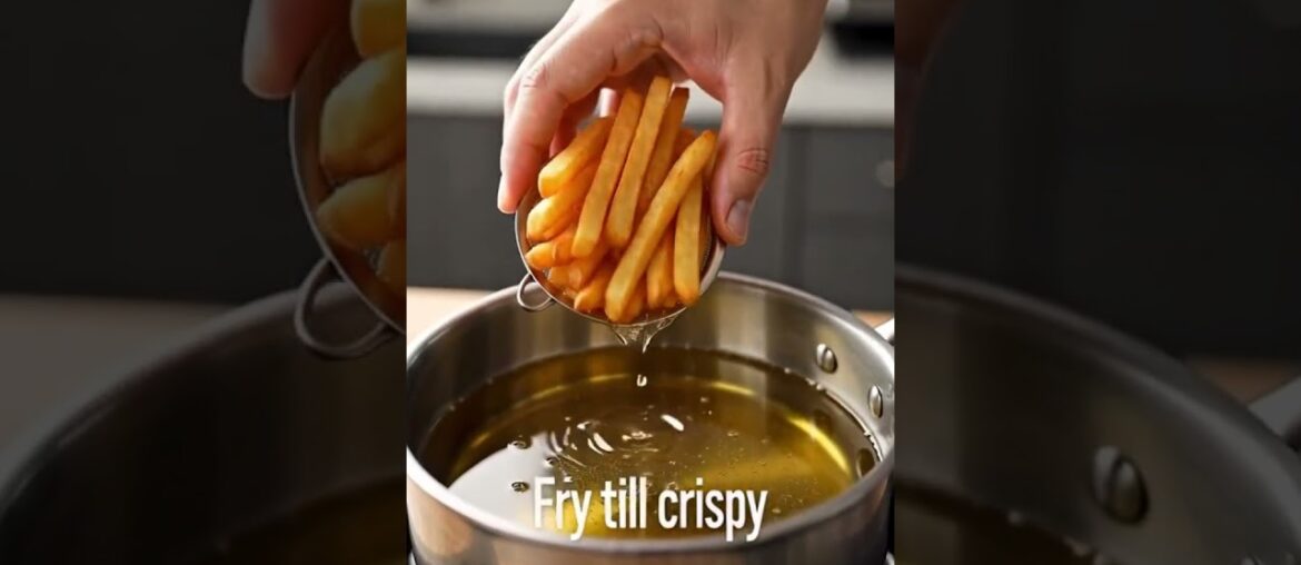 Crispy French Fries Recipe | Homemade French Fries | Easy Potato Snack