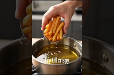Crispy French Fries Recipe | Homemade French Fries | Easy Potato Snack