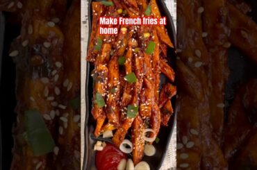 Homemade French fries 🍟 Easy recipe #shortsfeed #shorts #recipe #food #trending #cooking #youtube