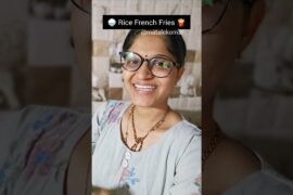 🍚 Rice French Fries 🍟 || #minivlog #recipe #cooking