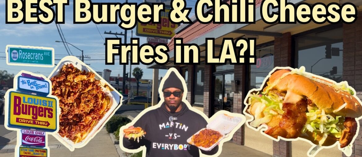 Louis Burgers on Rosecrans has the BEST Burgers in LA? BEST Chili Cheese Fries in Los Angeles too??