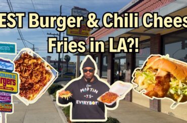 Louis Burgers on Rosecrans has the BEST Burgers in LA? BEST Chili Cheese Fries in Los Angeles too??