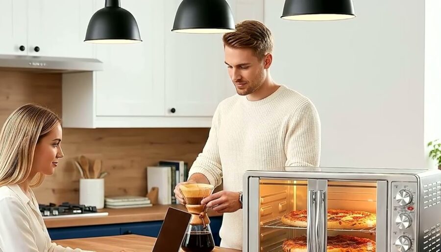 Elite Gourmet ETO4510B Review: The Most Stylish 47.5Qt French Door Oven!