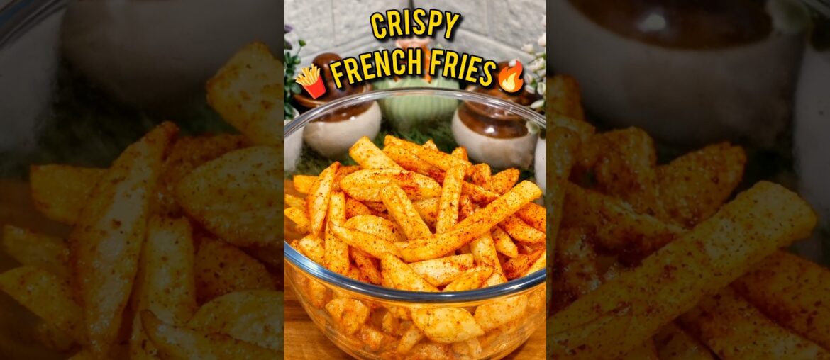 Crispy Perfect French Fries at Home 😍 Easy Snack #Shorts #FrenchFries