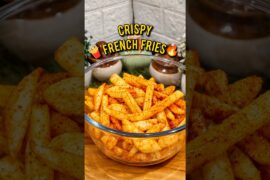 Crispy Perfect French Fries at Home 😍 Easy Snack #Shorts #FrenchFries
