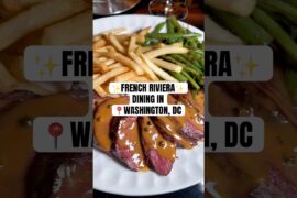 FRENCH RIVIERA DINING IN DOWNTOWN DC | Barbouzard | Happy hour and Sunday brunch party #dcdining