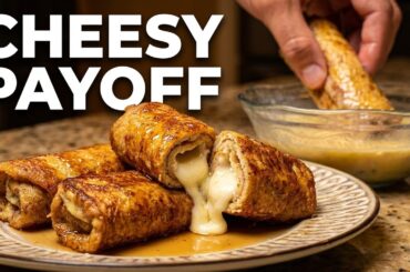 French Toast Rolls | Cheesy Cream Cheese Recipe