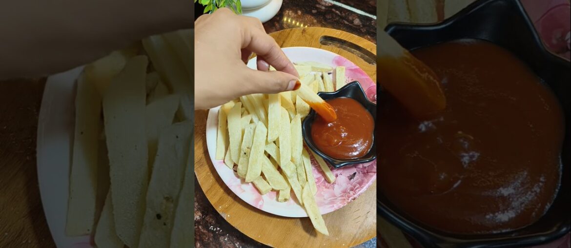 easy and tasty french fries 🍟 recipe#recipe #frenchfries #shortfeed #tending