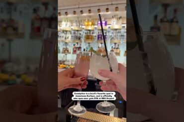 Gourmet Cocktails at the Airport #shorts #bartender