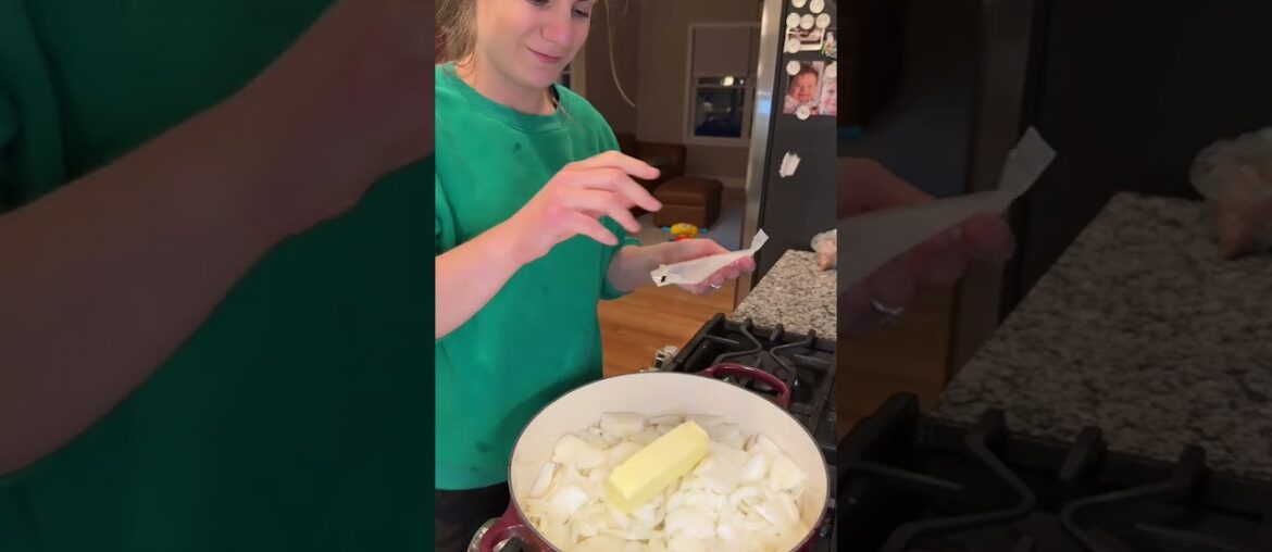 I MADE MY HUSBAND SOUP AND SANDWICHES