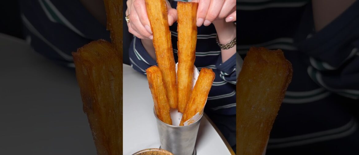 Giant French fries aka Bravas potatoes! #fries #frenchfries #food #potatoes