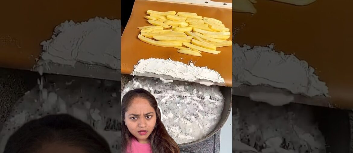 How to make fries extra crispy!!!🤪 #minivlog #ytshorts #shorts