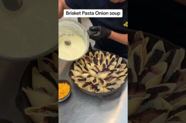 Brisket Pasta Onion Soup