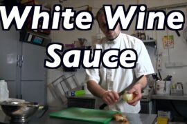 How to make a Creamy White Wine Sauce with French Chef Julien
