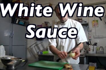 How to make a Creamy White Wine Sauce with French Chef Julien